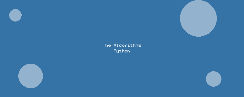 The Algorithms Python