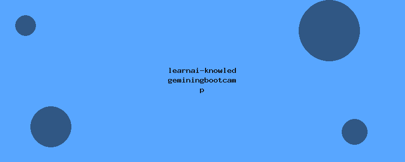 learnai-knowledgeminingbootcamp